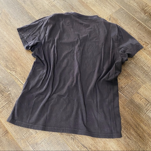 Hollister Mens Must Have Collection Black V-Neck Tee Size Large Basic Shirt - Picture 5 of 6